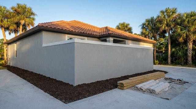 Block and Foundation Stucco