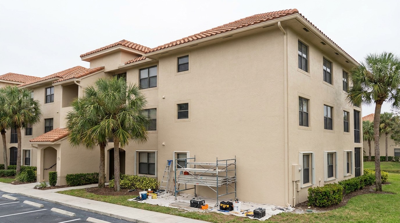 Commercial Stucco Repair in Port St. Lucie