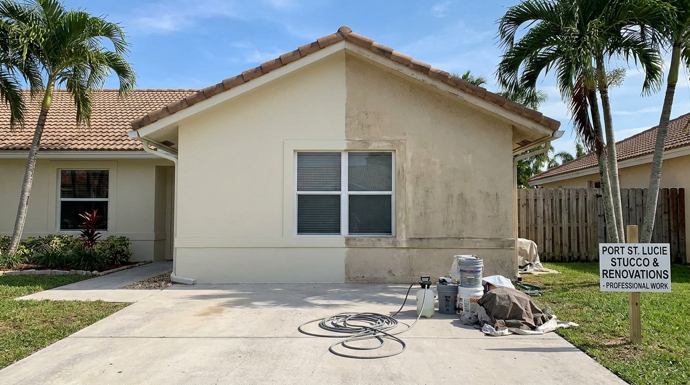 Stucco Resurfacing in Port St. Lucie